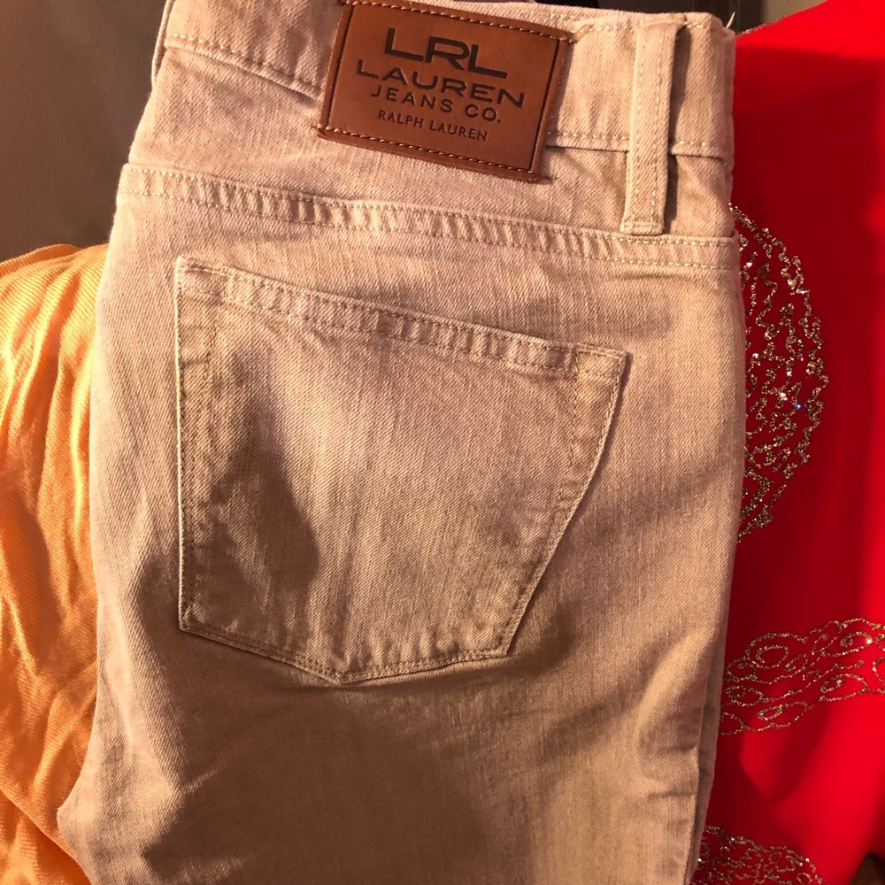 Ralph Lauren tan jeans